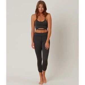 Free People Infinity Legging Sports Bra Set Women's S Heather Gray Yoga Pilates